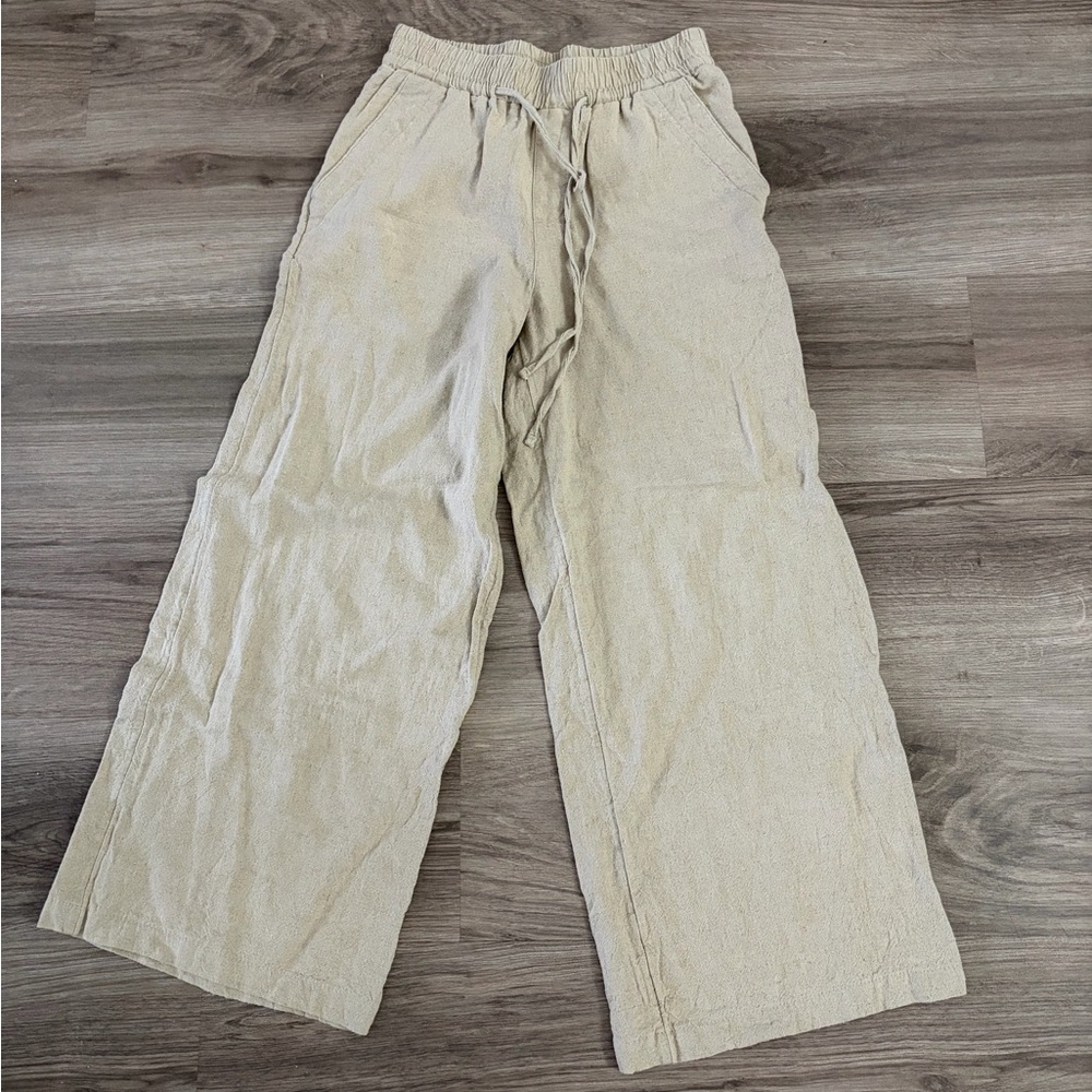 a new day Cream Wide Leg Pants